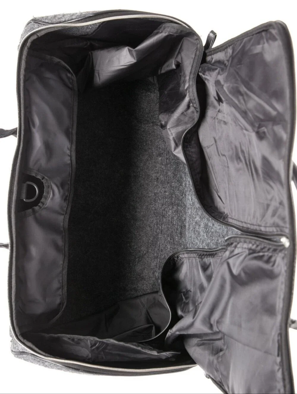 John Varvatos Charcoal Gray Weekender Duffle Bag